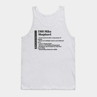 Detective Senior Sergeant Mike Shepherd Tank Top